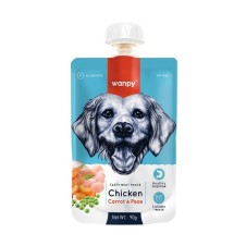 Wanpy Taze Tavuklu-Havuçlu-Köpek Et Ezmesi 90 Gr