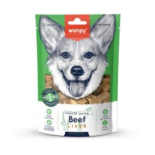 Wanpy Köpek Ödülü Kurutulmuş %100 Dana Ciğeri 40 Gr