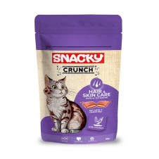 Snacky Kedi Crunch Ödül Hair-Skin Tavuk 60 Gr