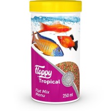 Floppy Tropical Flat Mix Menü Balık Yemi 250 ml