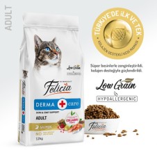 Felicia Kolajenli Somonlu Az Tahıllı Yetişkin Kedi Maması 12 Kg