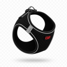 C&P Air Mesh Göğüs Tasması Siyah