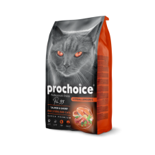 Prochoice Kısırlaştırılmış Kediler İçin, Hipoalerjenik, Somon Balıklı Ve Karidesli Kuru Mama 2 kg