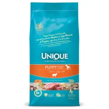 Unique Orta ve İri Irk Yavru Köpek Maması Kuzu Etli 15 kg