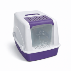 Kapalı Kedi Tuvaleti Önden Elekli Orta Boy