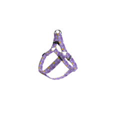 Coco Pet Desenli Göğüs Tasması Mor