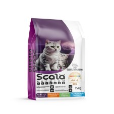 Scala Adult&Kitten Cat Basic 26/9 Tavuklu Multi-Color Kedi Maması 15 kg