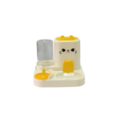 Senye Kedi Şekilli Mama Ve Su Kabı 