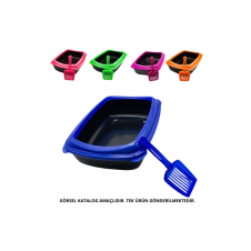 Kardelen Açık Kedi Tuvaleti Kürek Hediyeli Siyah Renk