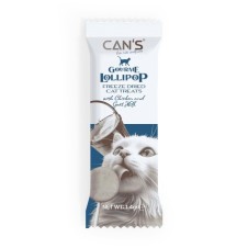 Cans Lollipop Tavuk ve Keçi Sütlü Freeze Dried Kedi Ödülü 15x1,4 gr