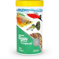 Floppy Tropical Mix Flake Akvaryum Balık Yemi 250 ml