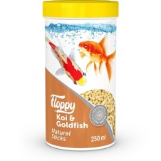 Floppy Koi & Goldfish Natural Sticks Japon Balığı Yemi 250 ml