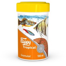 Floppy Tropical Granulat Akvaryum Balık Yemi 100 ml