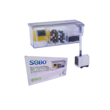 Sobo AQ-16H Bio Askı Filtre 4W. 400 Lt Üç Bölmeli